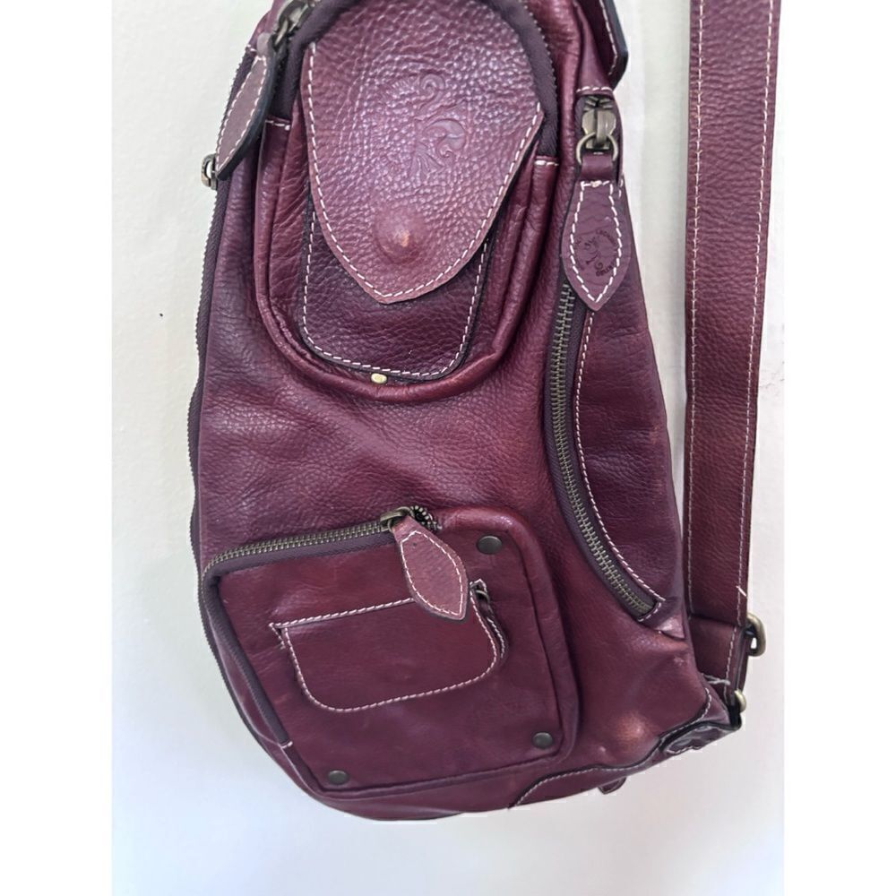 Vintage Anonimo Fiorentino Sling Leather Bag Limited Edition in Cognac / Italy